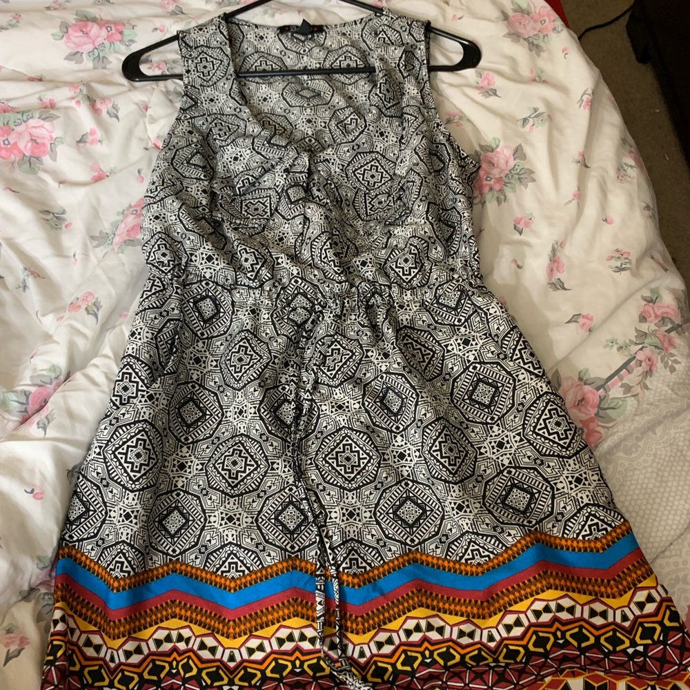 A beautiful dress with variety of colors